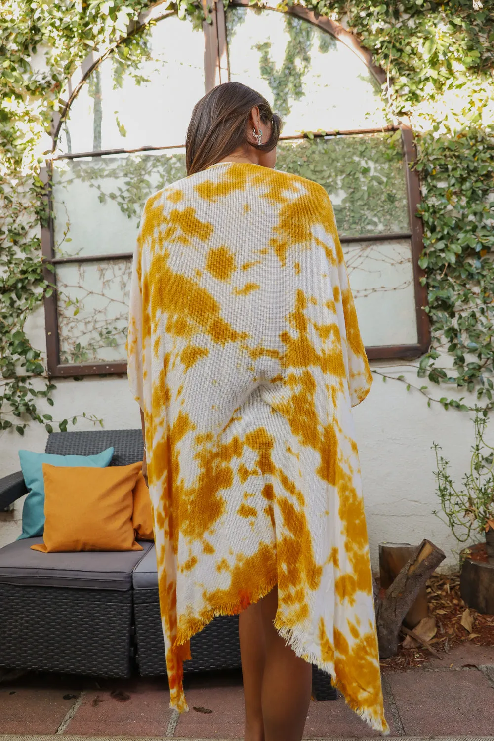 Summer Tie-Dye Boho Kimono
