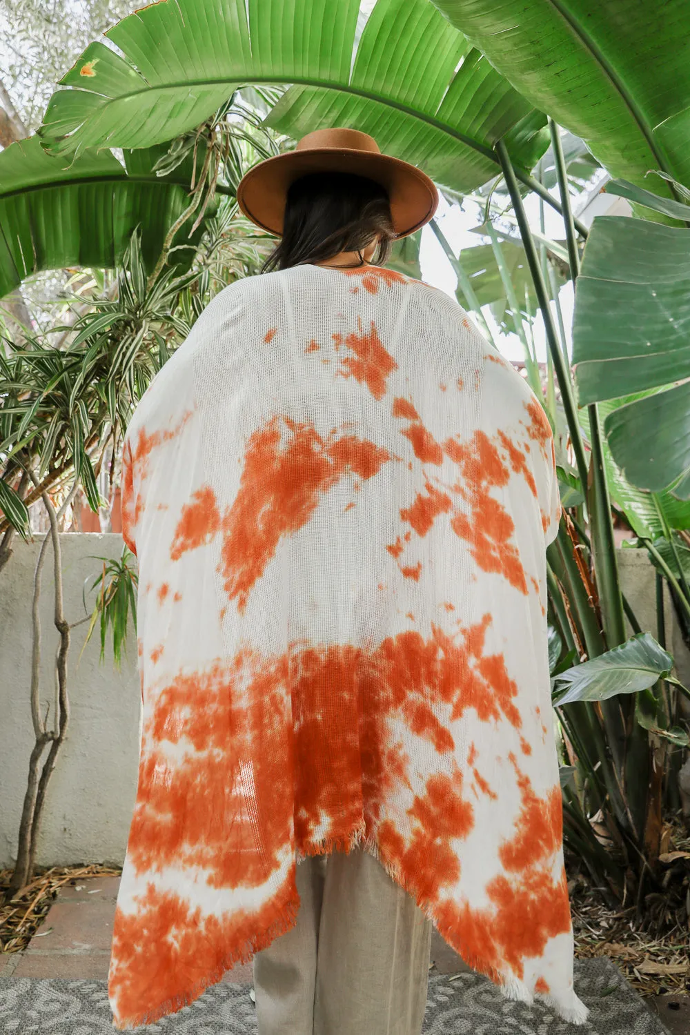 Summer Tie-Dye Boho Kimono