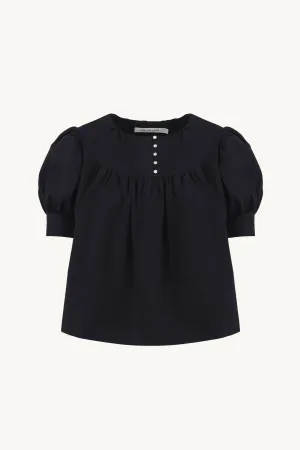 Teacake Blouse -- Crisp Cotton