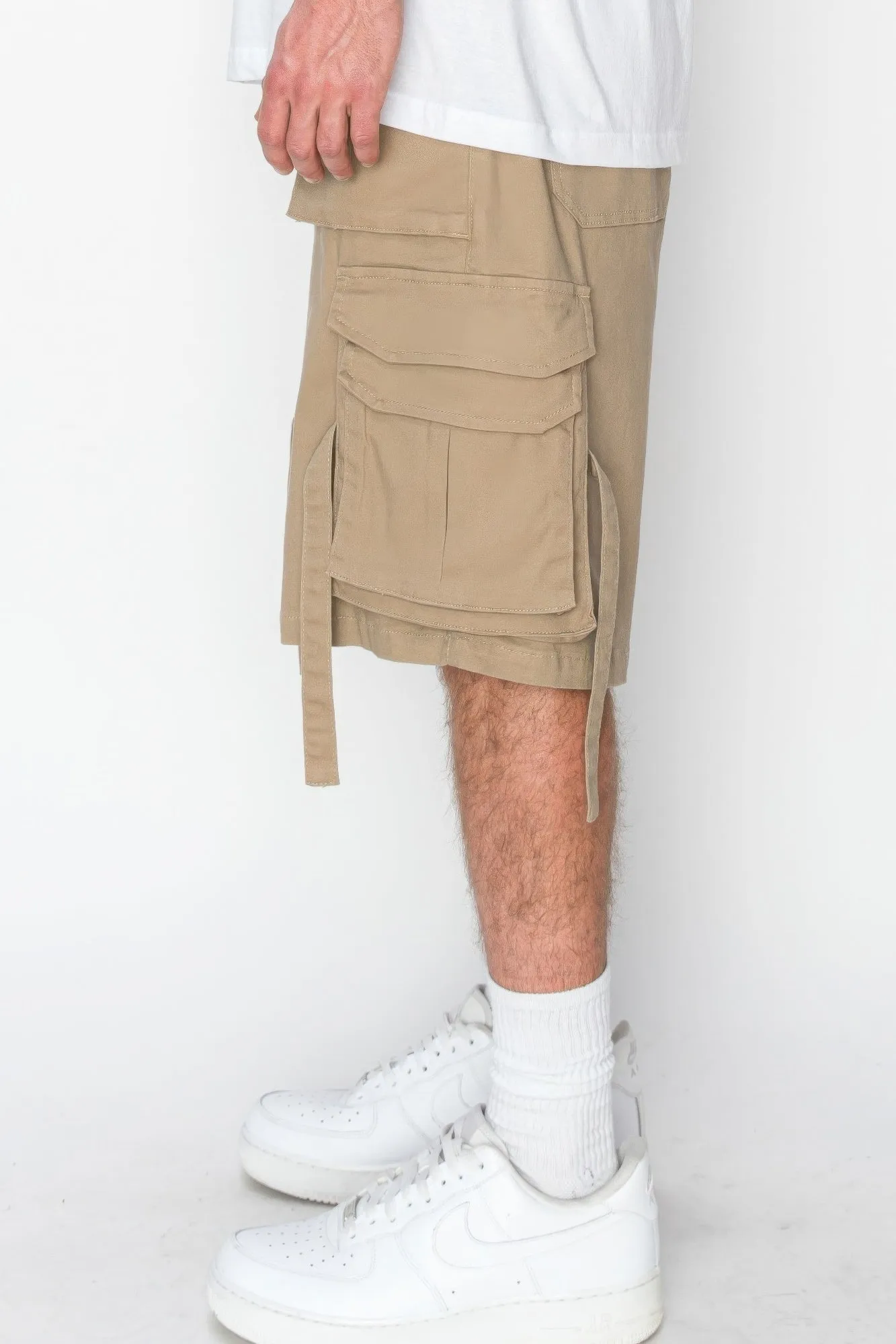 Twill Utility Cargo Shorts