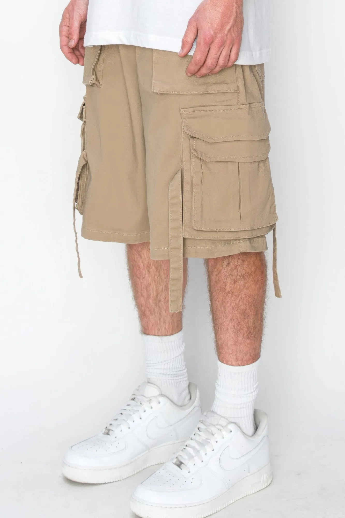 Twill Utility Cargo Shorts
