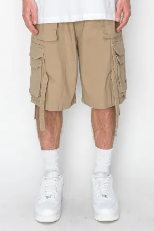 Twill Utility Cargo Shorts