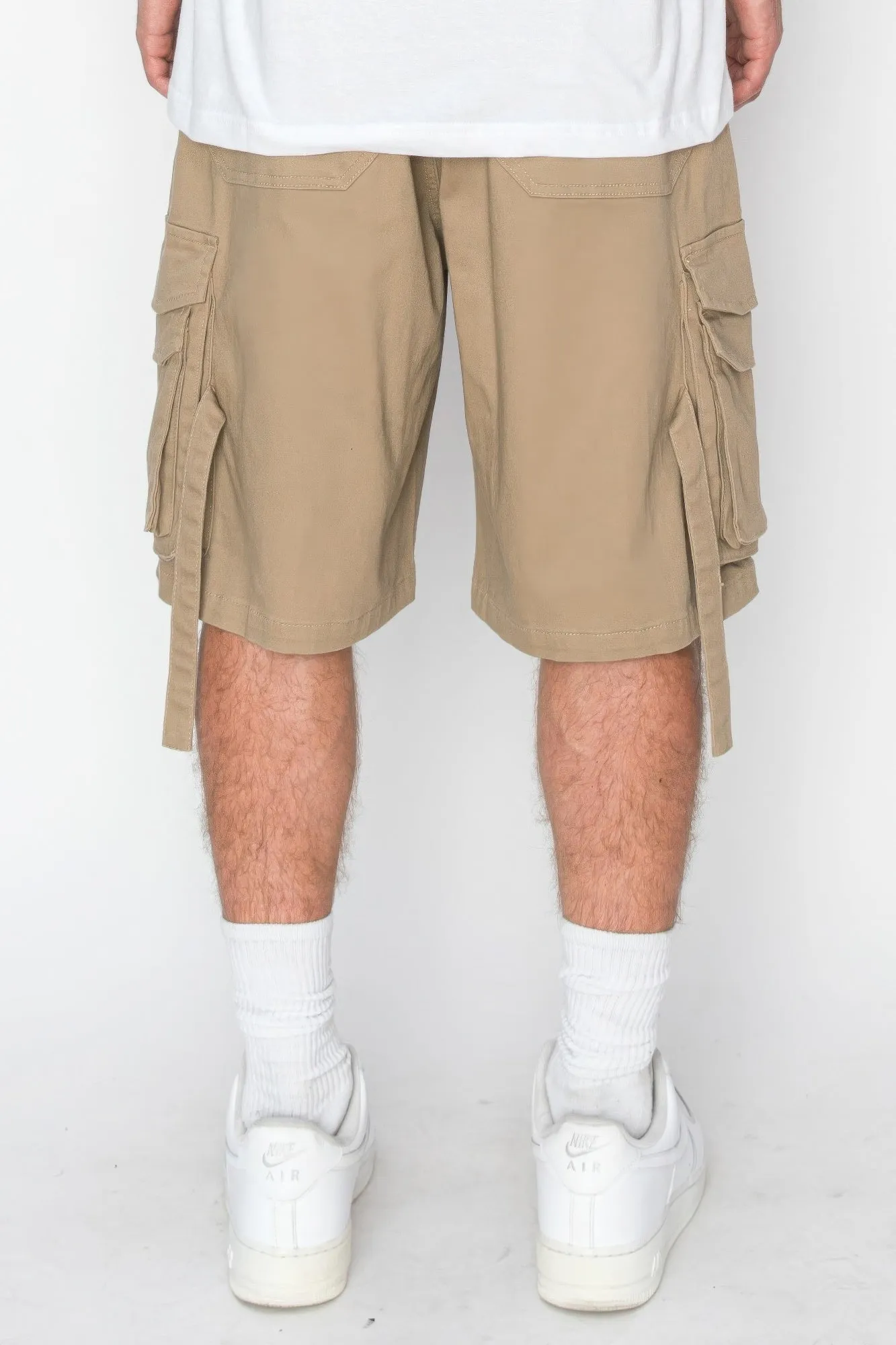 Twill Utility Cargo Shorts