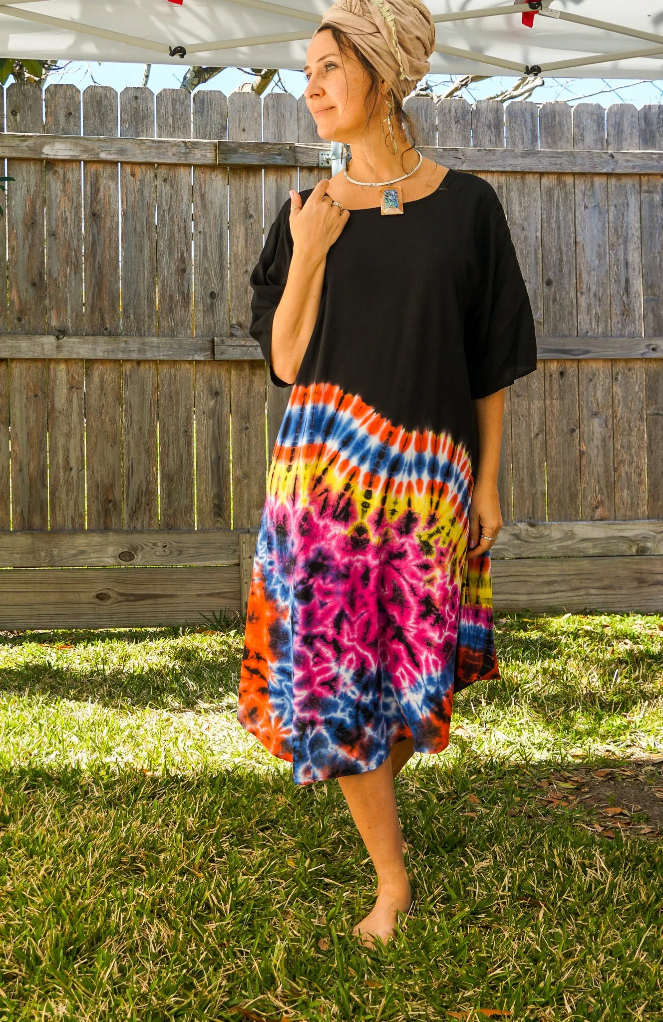 Vibrant Splash Dress