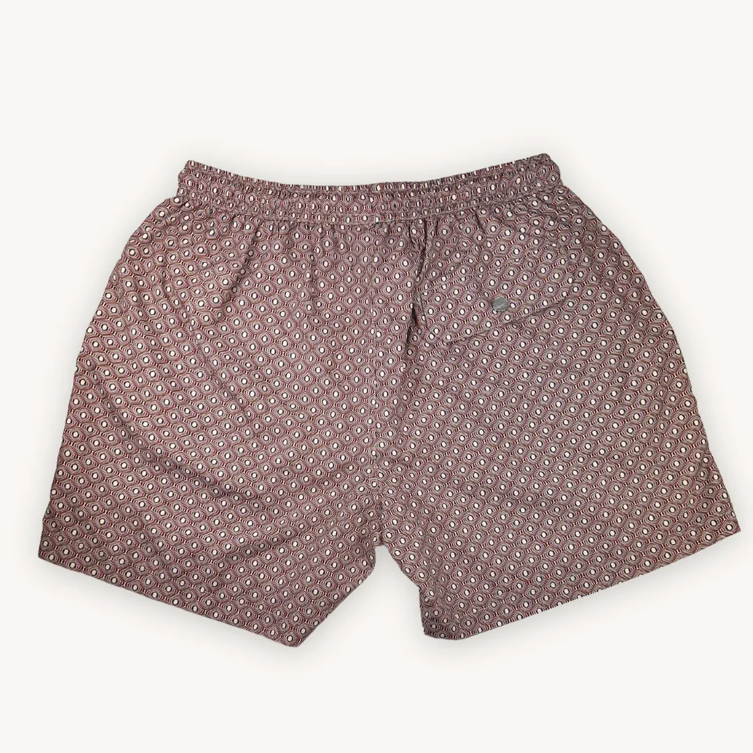 Vintage Red Swim Shorts