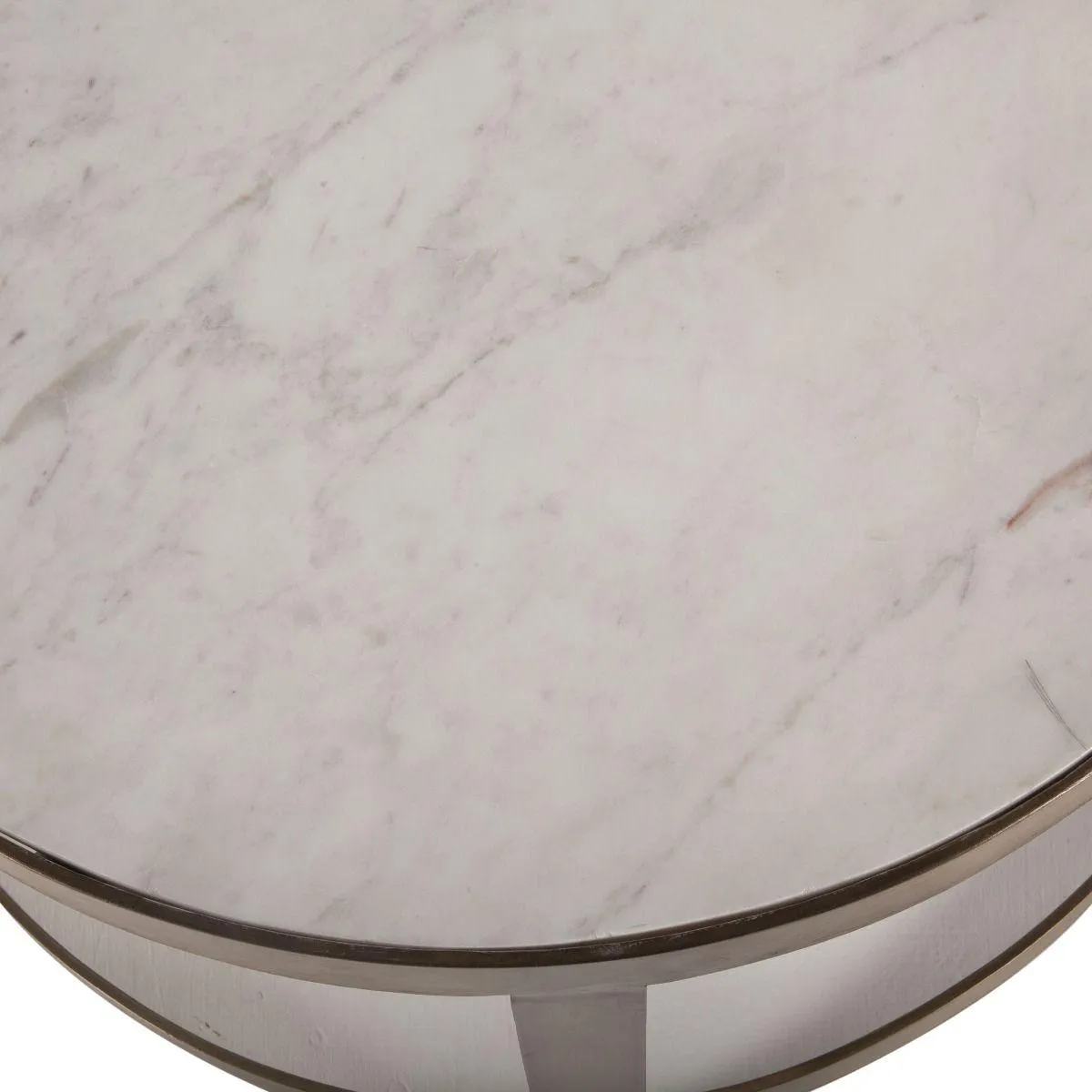 White Marble Nesting Accent Tables