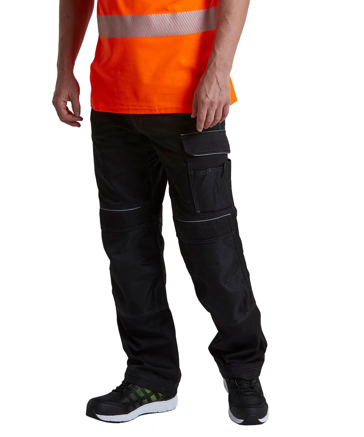 Zoom Grey/Black - PW3 work trousers (T601) regular fit